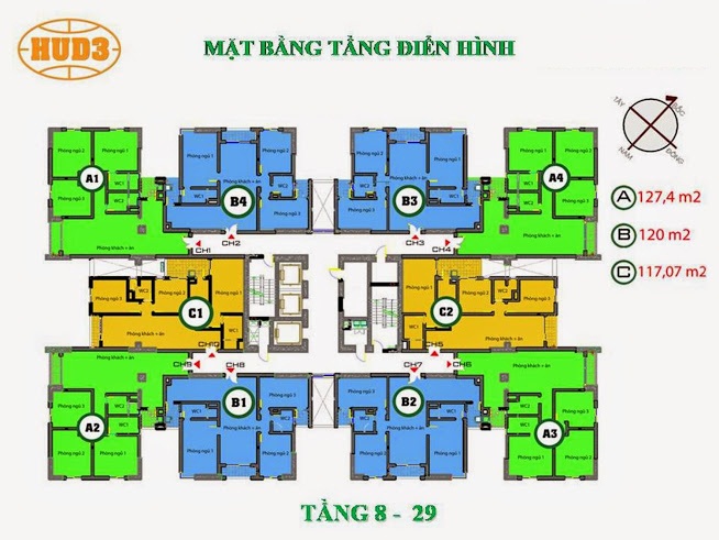 Chung cư Hud3 Tower