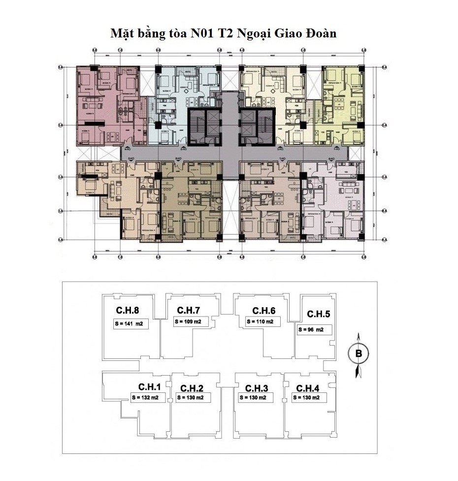 Chung cư N01-T2 Ngoại Giao Đoàn