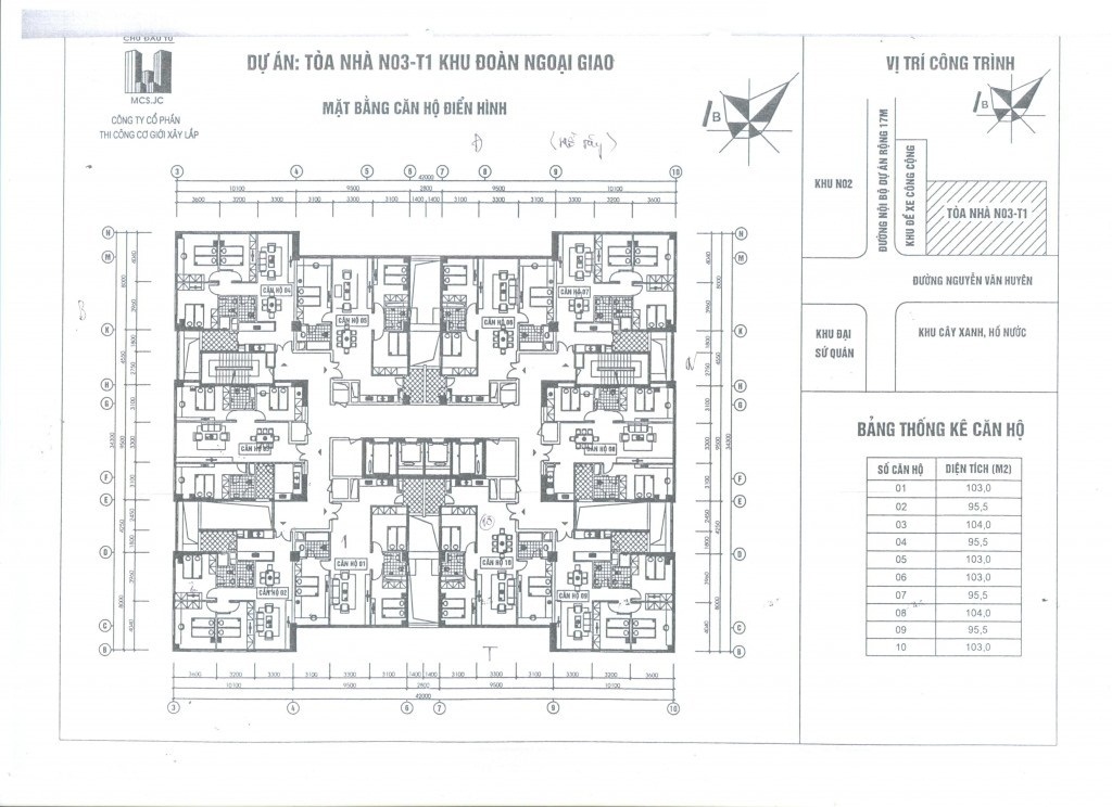 Chung cư N03-T1 Ngoại Giao Đoàn