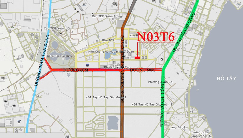 Chung cư N03-T6 Ngoại Giao Đoàn