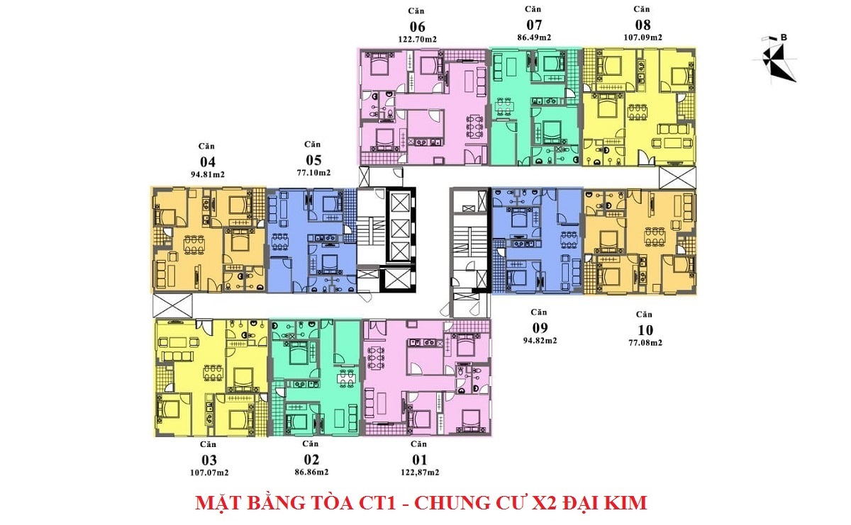 Chung cư X2 Đại Kim
