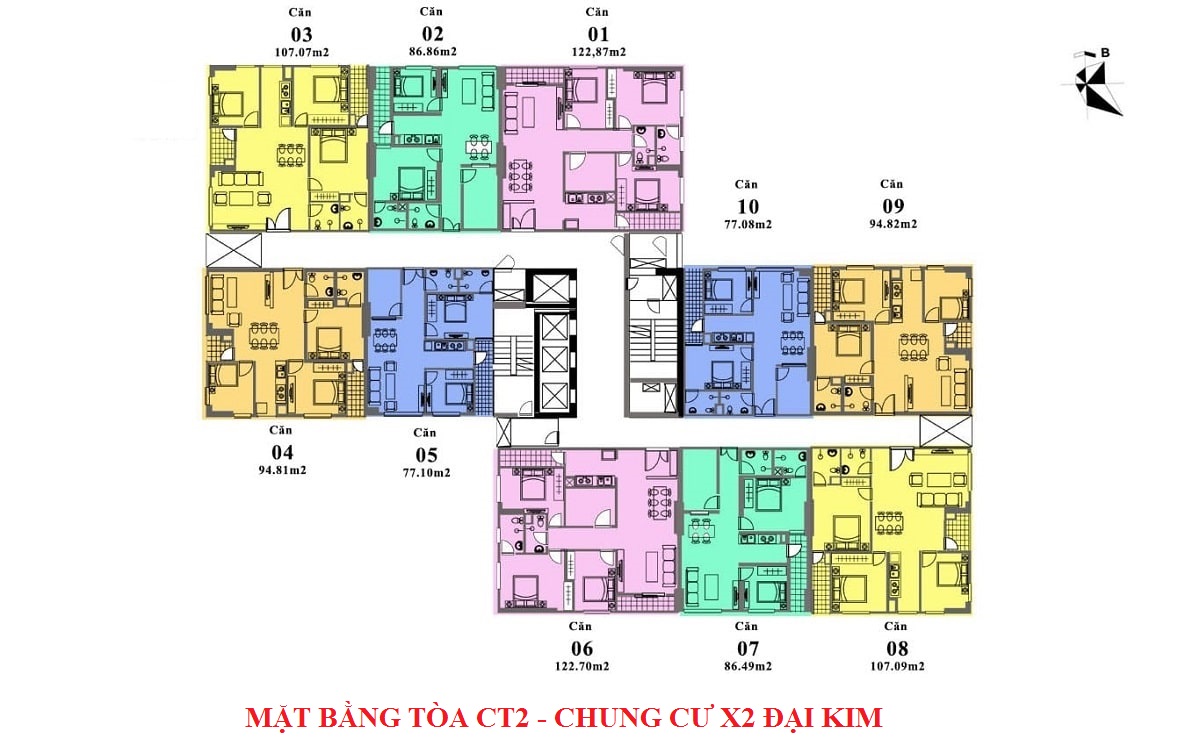 Chung cư X2 Đại Kim
