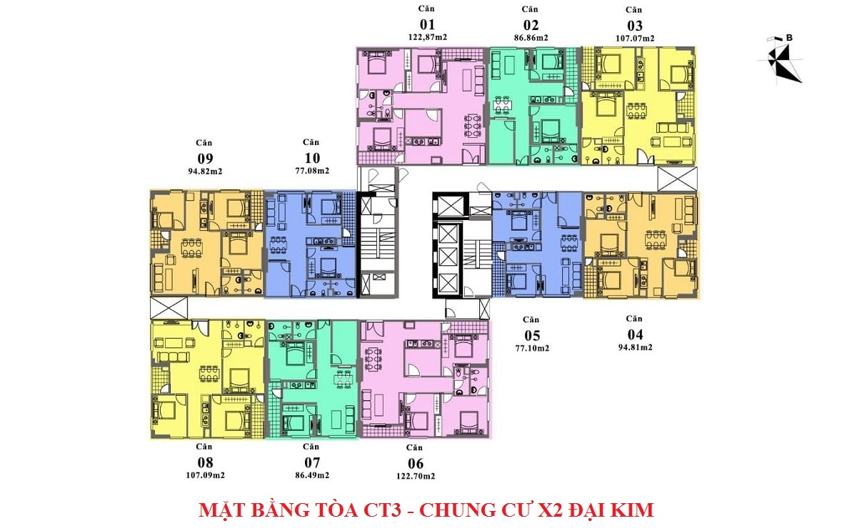 Chung cư X2 Đại Kim