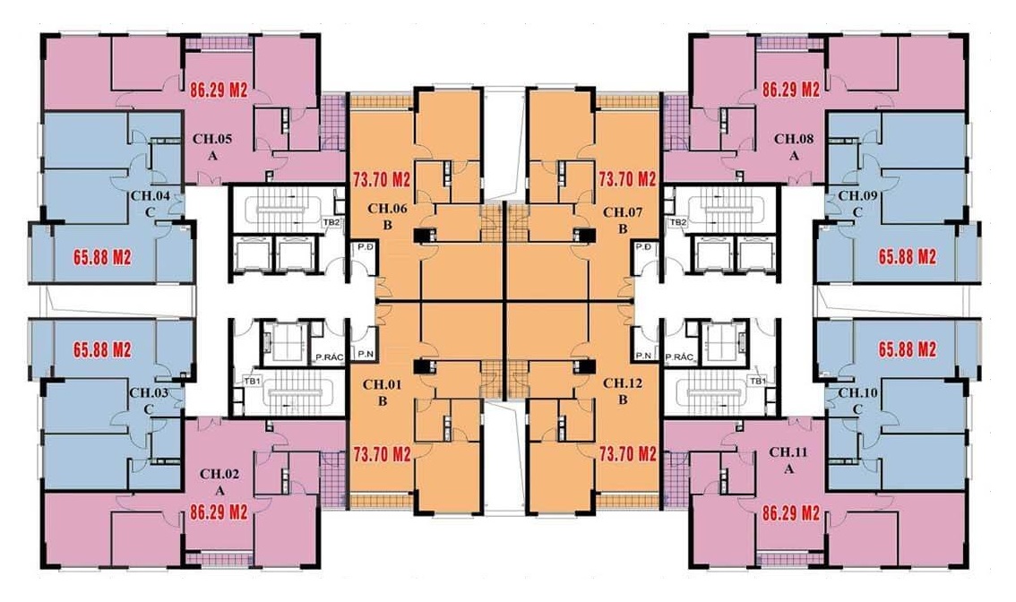 Chung cư C1 C2 Xuân Đỉnh